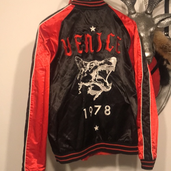 Satin bomber jacket Diesel - Picture 4 of 5
